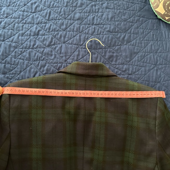 Lauren Ralph Lauren Plaid Double-Knit Jacquard Blazer - Picture 8 of 11